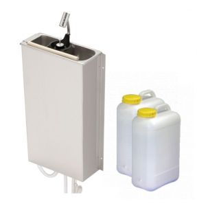 spoon rinsing stations, scoop washing station, pump system, hose fittings, wall holder, bucket rinse station, dipper sanitizer, dipping well, water backflow preventer, add-on versions, water canister, container, dipping cabinets, mobile application