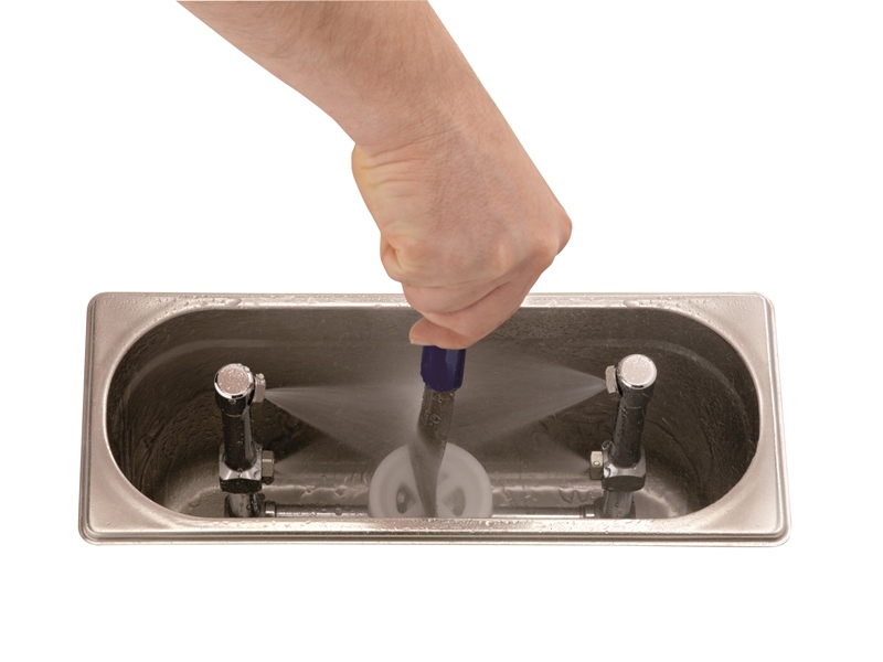 Ice cream sales scoop cleaner